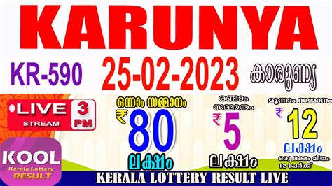 karunya bhagyakuri today result